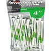 Pride Golf Tee Prolength Tees - 50 Pack Green