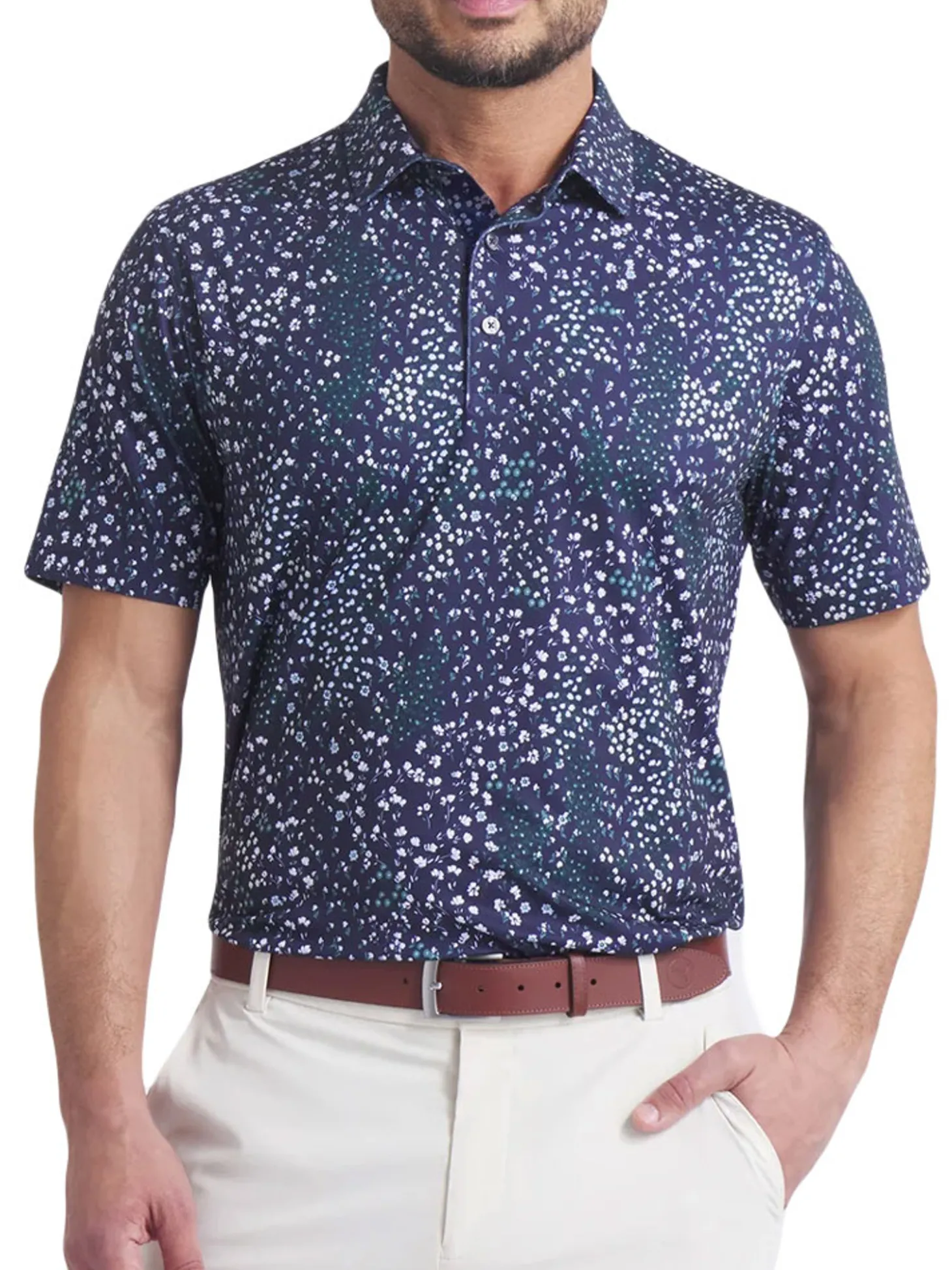Puma CLOUDSPUN Garden Golf Polo - Deep Navy