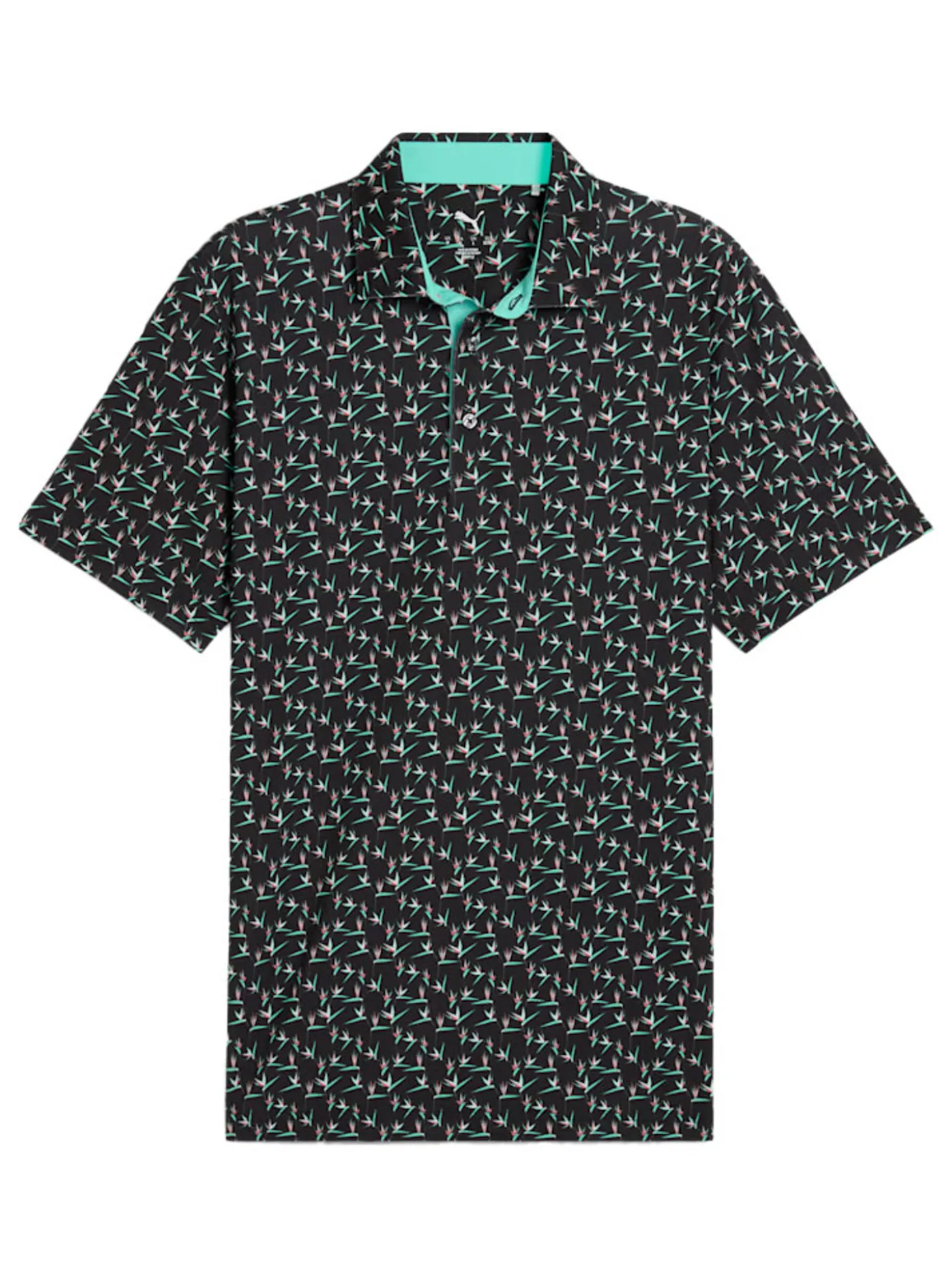 Puma MATTR Paradise Polo - Black/Aquatic