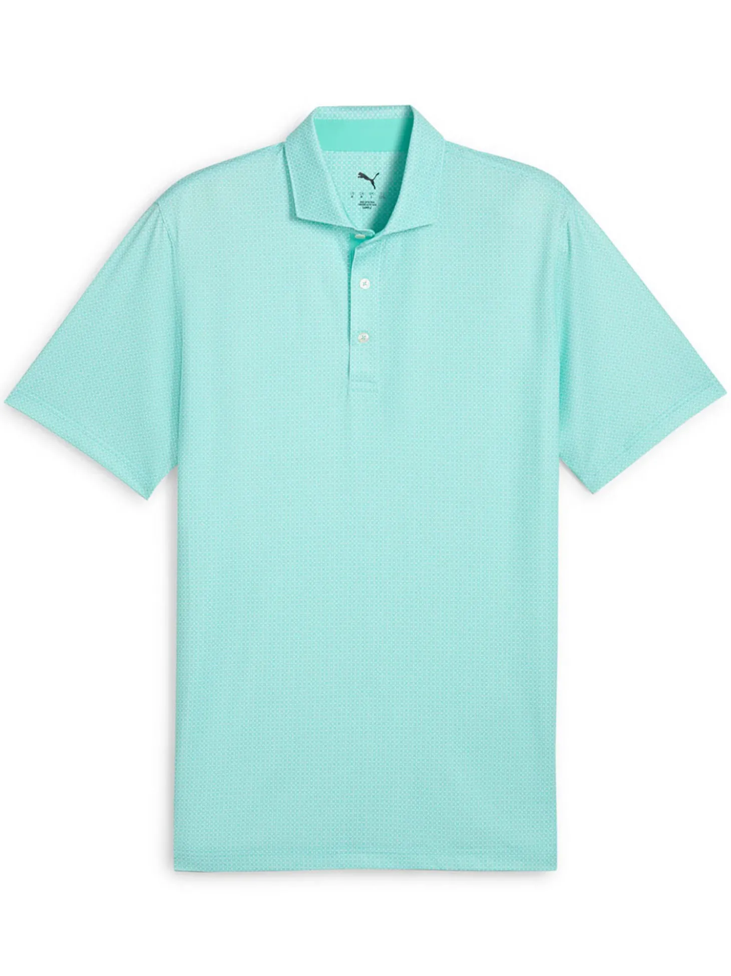 Puma MATTR Tile Polo - Aquatic/White Glow