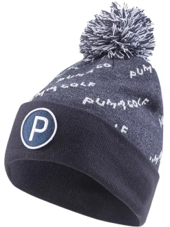 Puma P Removable Pom Beanie