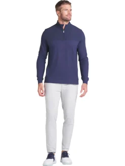 Puma Ripguard Hybrid 1/4 Zip - Deep Navy Heather/Deep Navy