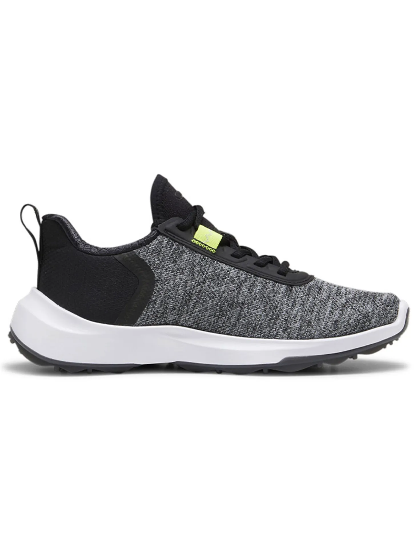 Puma Youth FUSION Crush Sport Spikeless Golf Shoes - Puma Black/Electric Lime