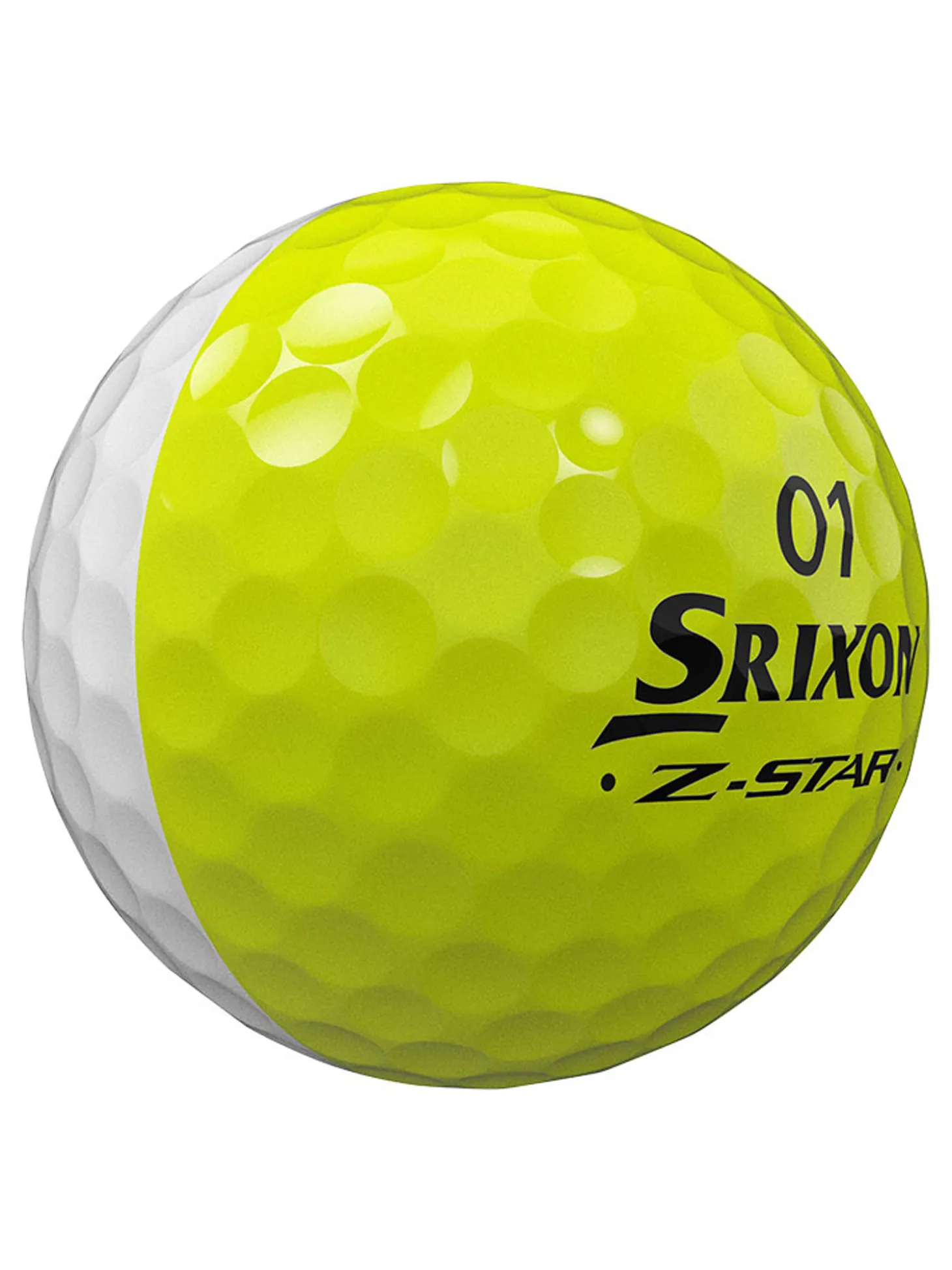 Srixon Z-Star Divide Golf Balls - White/Yellow