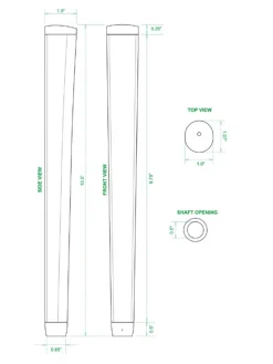 Sweet Rollz Putter Grip - Night Diva