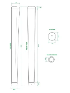 Sweet Rollz Skinny Putter Grip - Sinatra