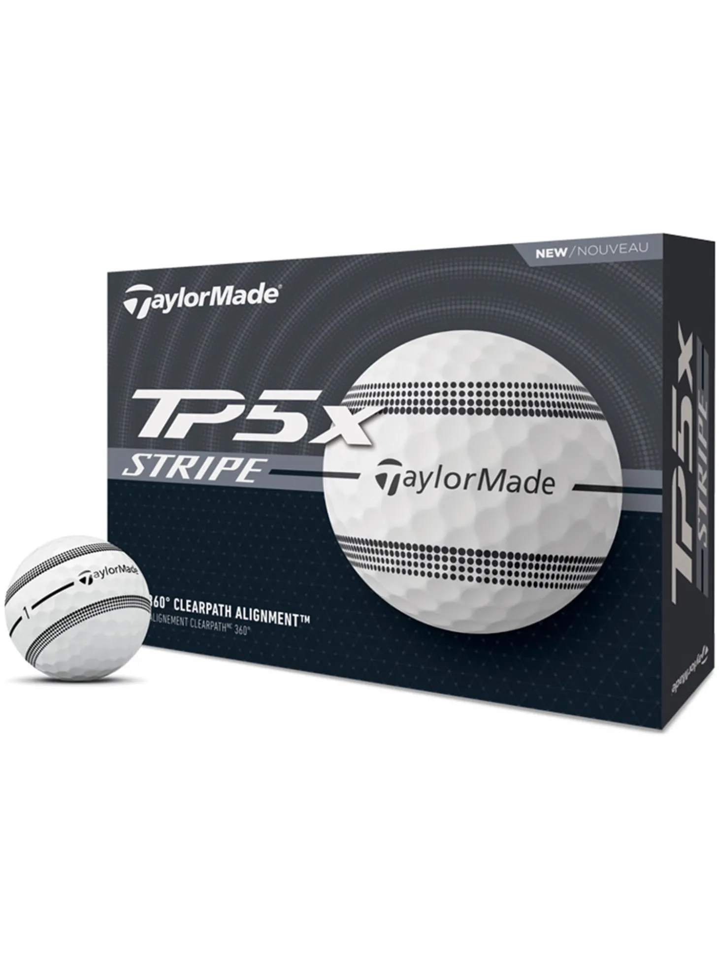 TaylorMade TP5x Stripe Golf Balls