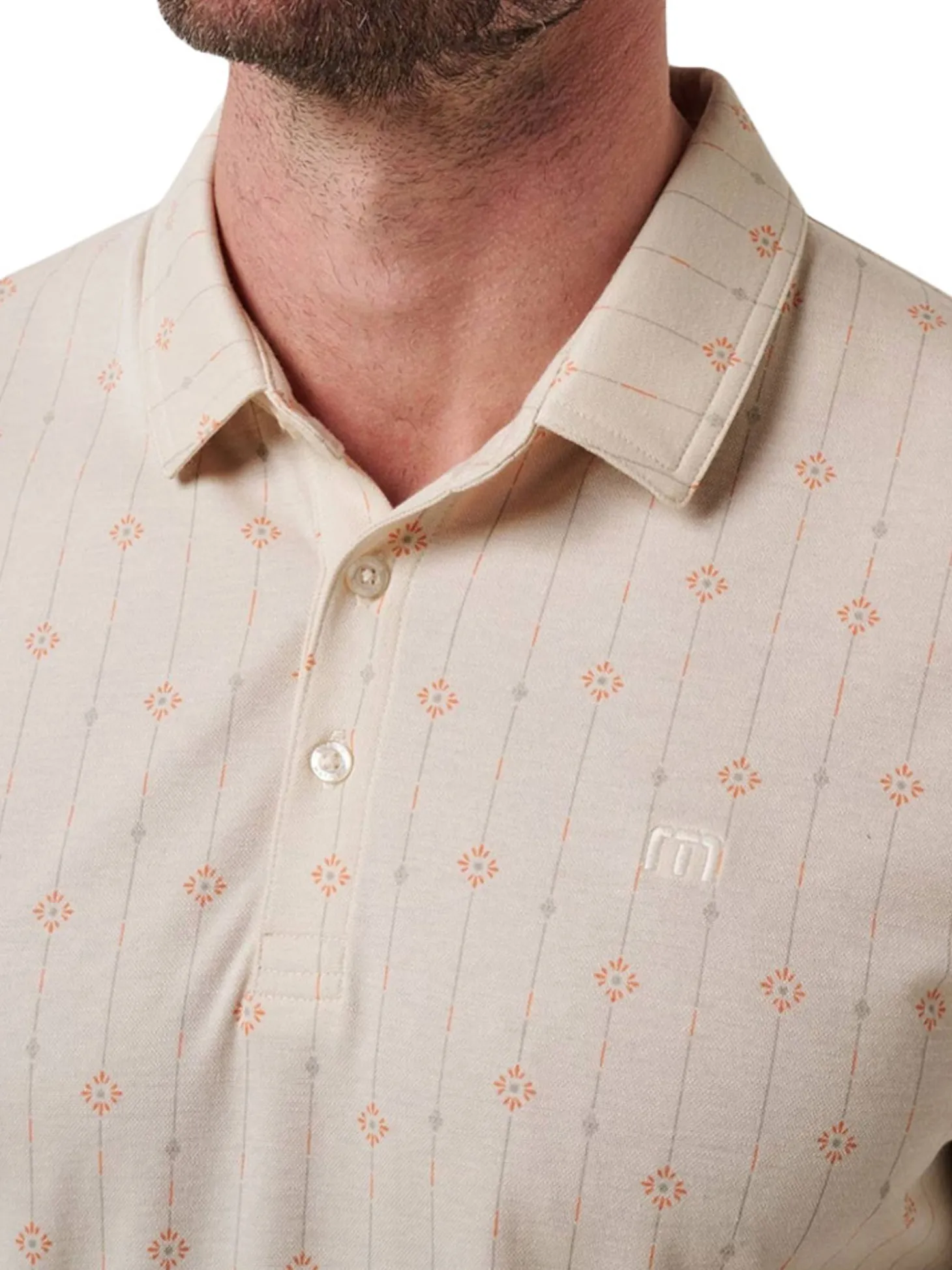 TravisMathew Deco Polo - Moonbeam