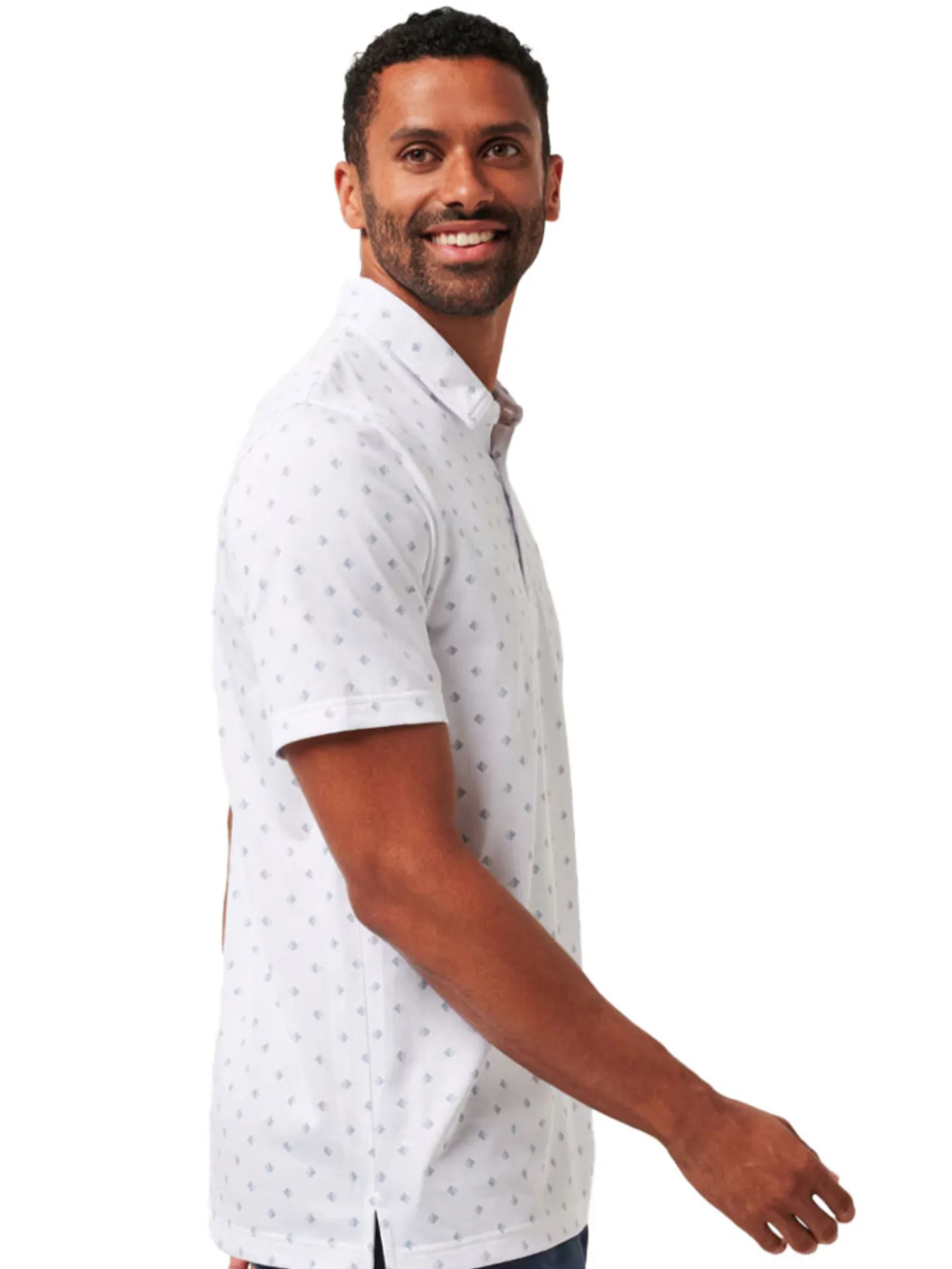 TravisMathew Saturday Night Stay Polo - White
