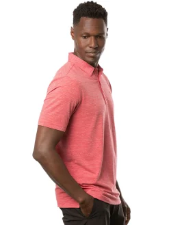 TravisMathew The Heater Polo - Heather Scooter