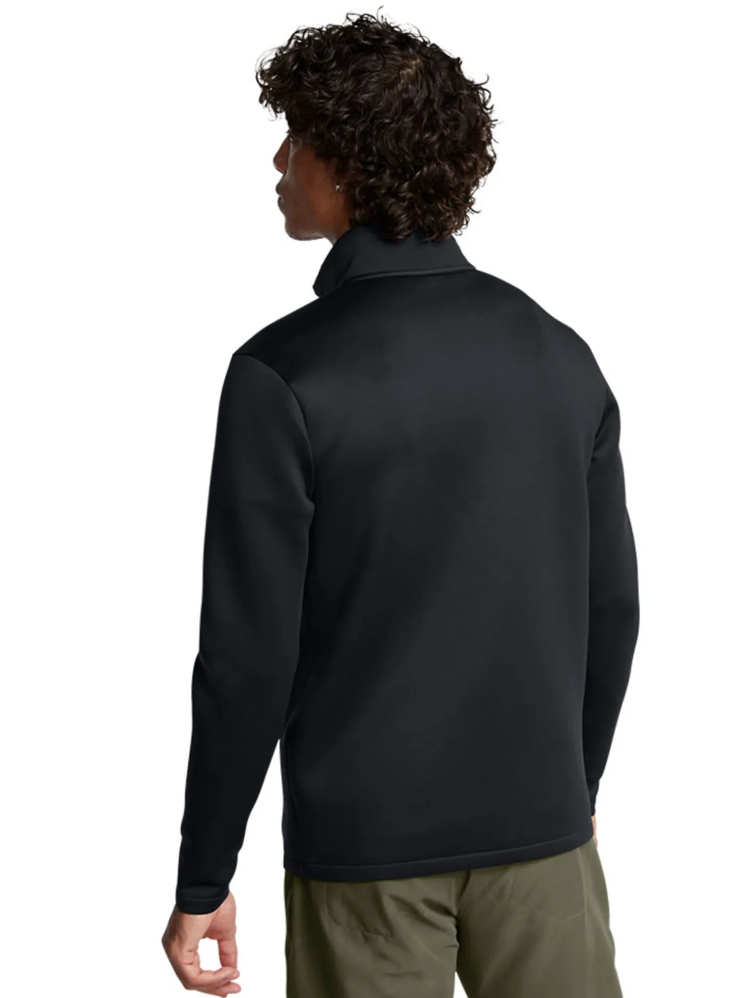 Under Armour Drive Pro Storm Hybrid Half Zip - Black/Metallic Silver
