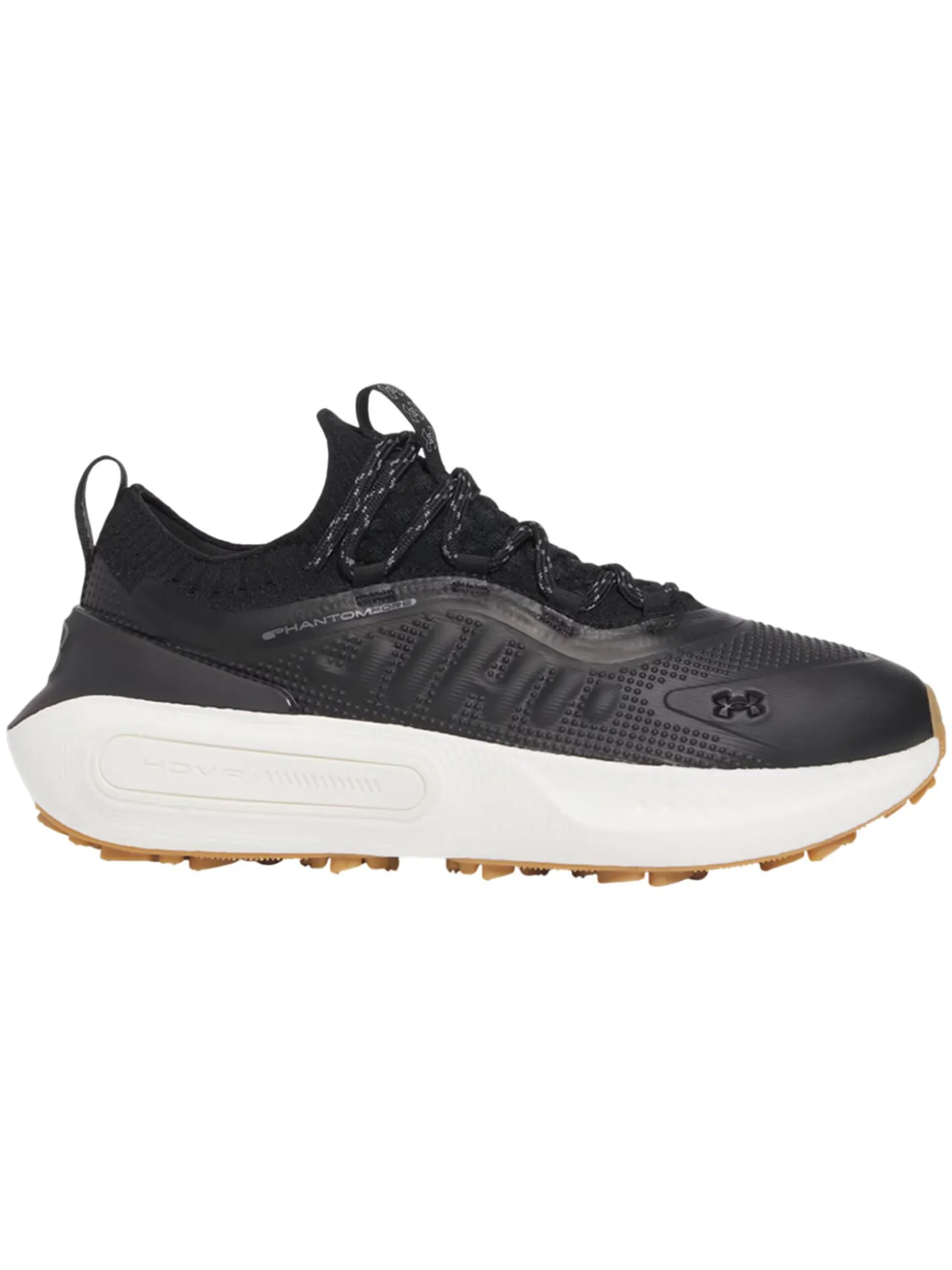 Under Armour HOVR Phantom Fore Golf Shoes - Black/Metallic Gun Metal