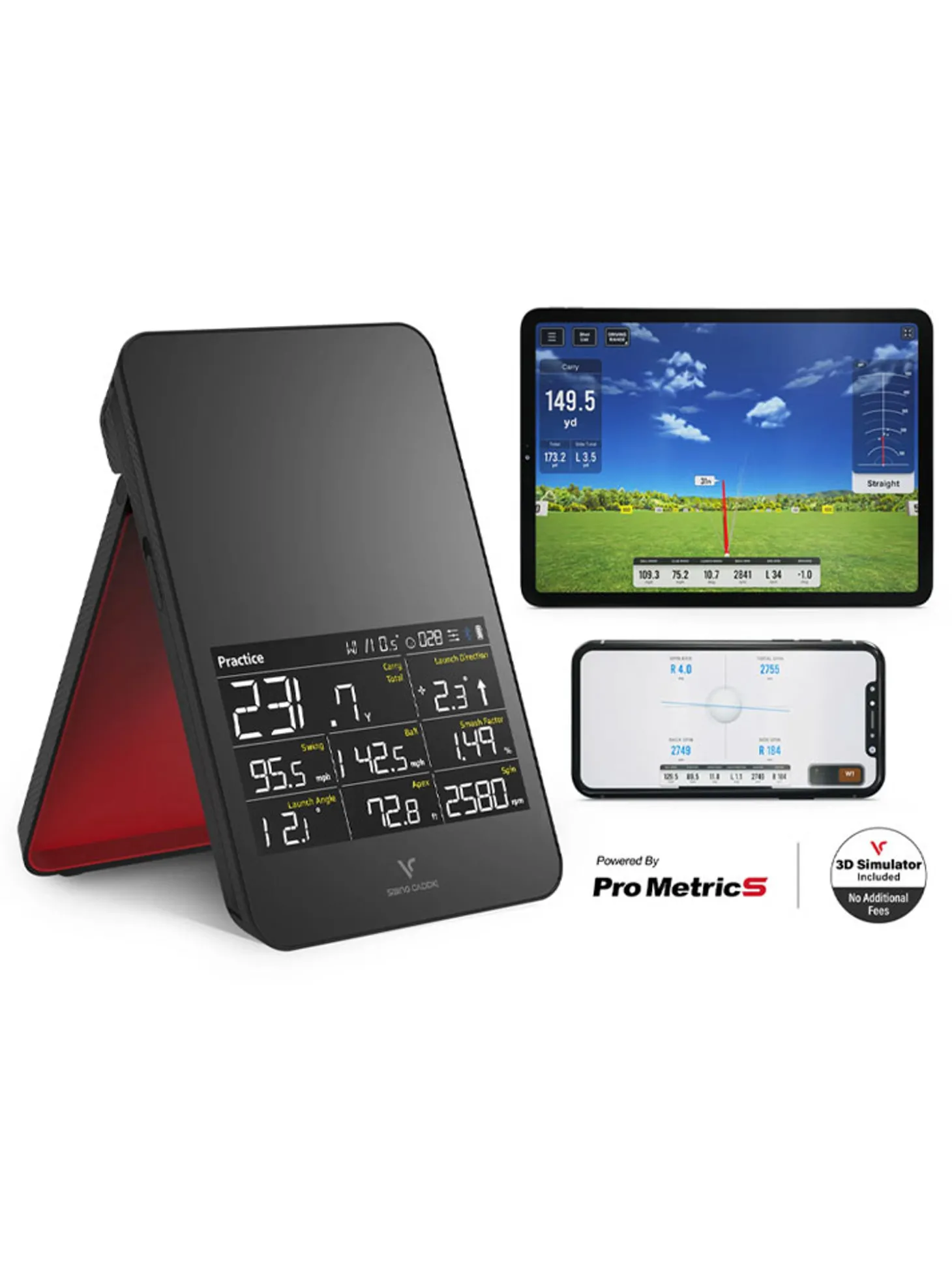 Voice Caddie SC4 Pro Plus Alignment Stand Bundle