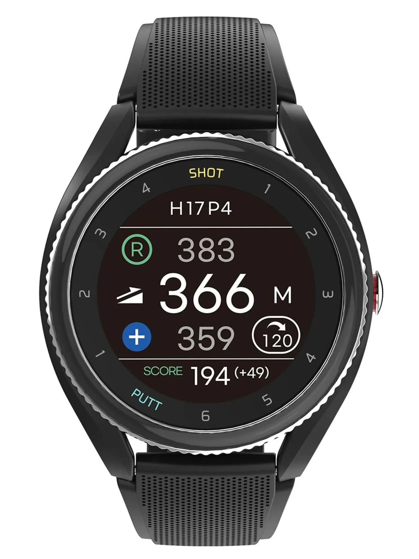 Voice Caddie T9 GPS Watch - Black