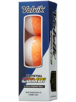 Volvik Crystal Combi Golf Balls - 1 Dozen Multi