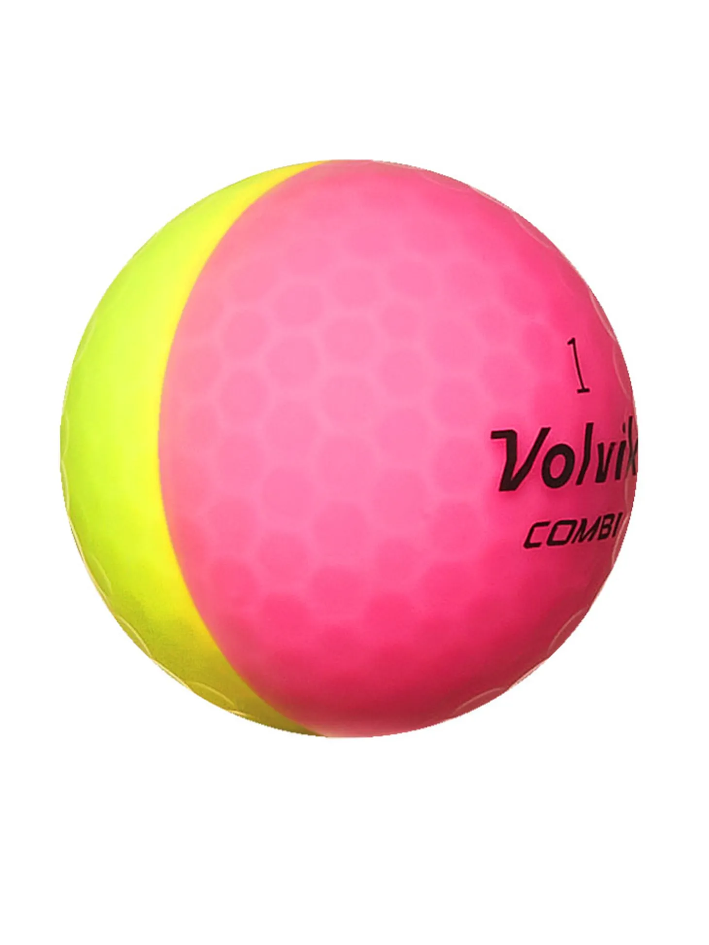 Volvik Vivid Combi Golf Balls - 1 Dozen Multi