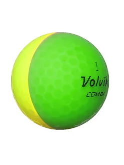 Volvik Vivid Combi Golf Balls - 1 Dozen Multi