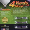 4YARDSMORE Golf Tees 6 Pack - 1.00 Inch